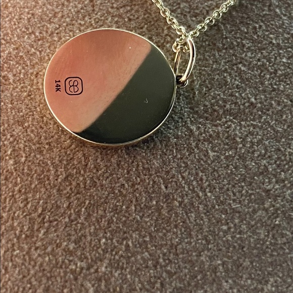 Sydney Evan Hamsa Necklace w/Diamonds 14 K gold - Picture 4 of 6